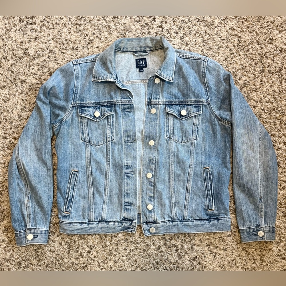 GAP Classic Blue Denim Jacket Size M